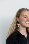 Wren Earrings - Blush & Linen - p3 Boutique