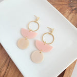 Wren Earrings - Blush & Linen - p3 Boutique
