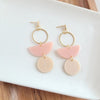 Wren Earrings - Blush & Linen - p3 Boutique