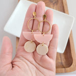Wren Earrings - Blush & Linen - p3 Boutique