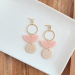 Wren Earrings - Blush & Linen - p3 Boutique