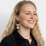 Wren Earrings - Blush & Linen - p3 Boutique