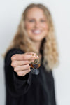 Wren Earrings - Walnut & Black - p3 Boutique