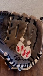 Baseball Teardrop Earrings - p3 Boutique