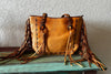 Montana West Hand Painted Real Leather Collection Concealed Carry Tote-Light Brown - p3 Boutique